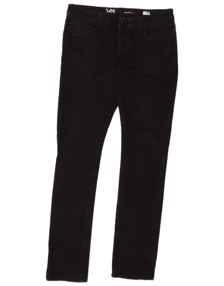 Vaqueros ajustados Lee para mujer W34 L33 Algodón negro