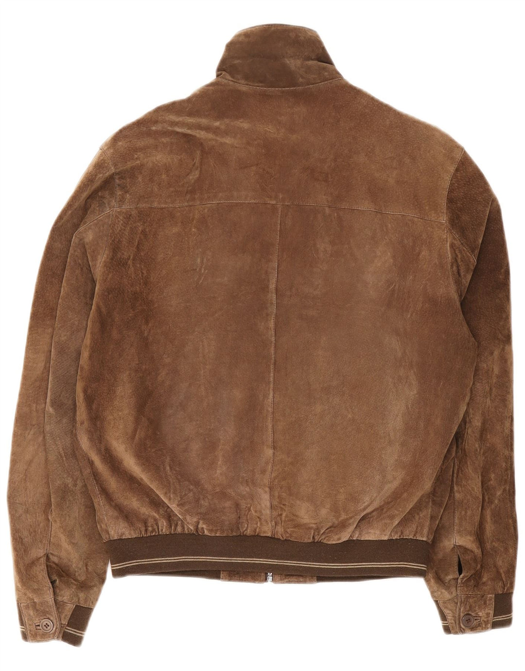 Chaqueta bomber básica de ante para hombre IT 52 XL Cuero marrón