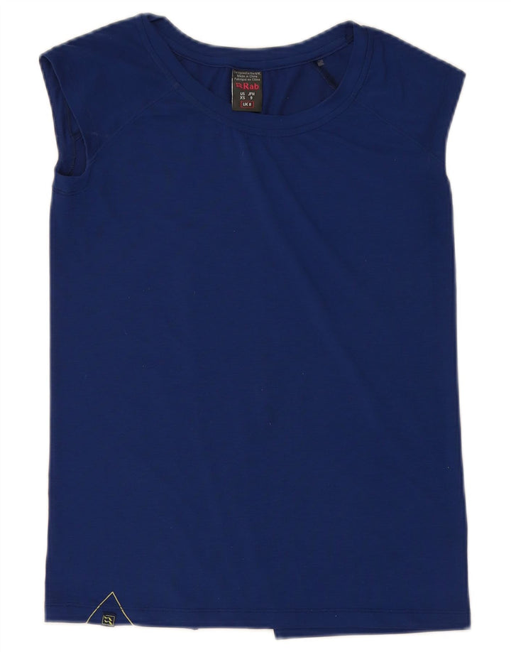 RAB Camiseta sin mangas para mujer UK 8 Small Azul marino