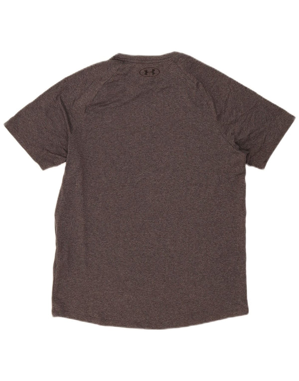 Camiseta Under Armour Hombre Top Small Gris Moteado Poliéster