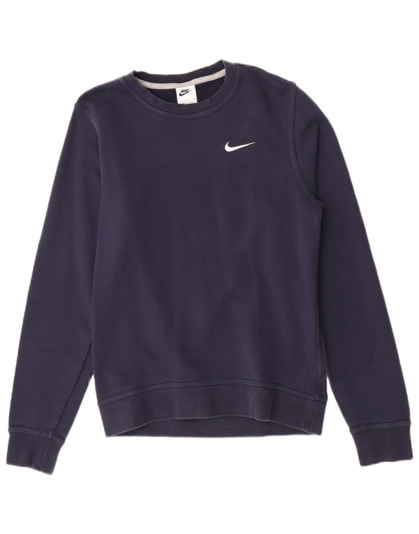 Nike Hombre Sudadera Jumper Small Azul Marino Algodón