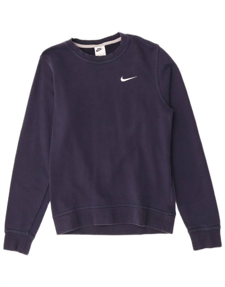 Nike Hombre Sudadera Jumper Small Azul Marino Algodón