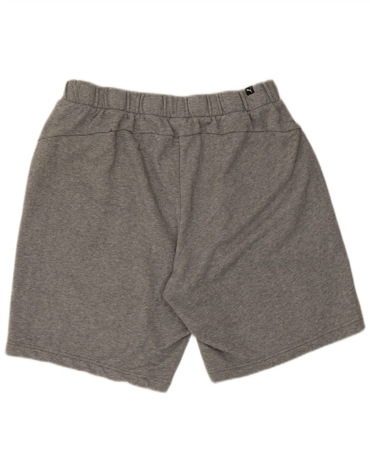 Puma Pantalones cortos deportivos para hombre XL de algodón moteado gris