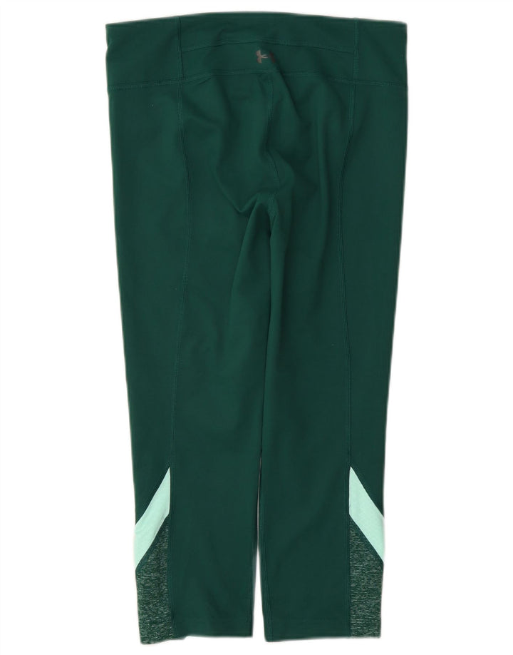 Under Armour Leggings Capri para mujer Reino Unido 10 Pequeño Poliéster verde