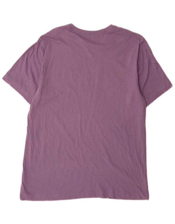 Nike Camiseta gráfica para hombre Top grande de algodón morado