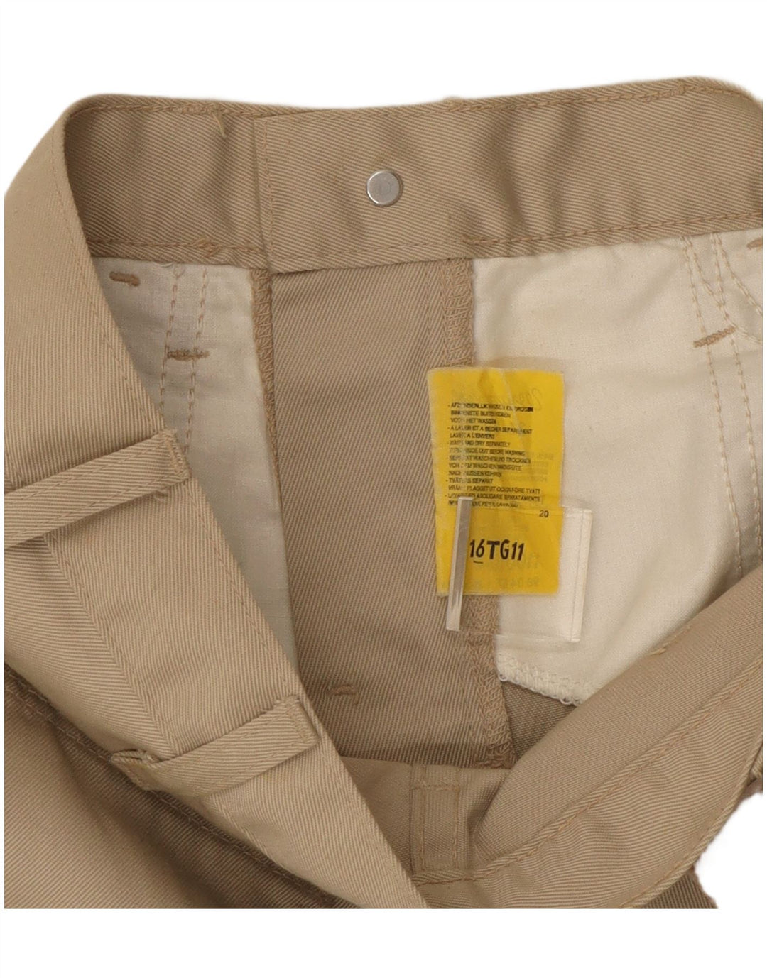 WRANGLER Pantalones casuales con corte de bota para mujer W26 L32 Algodón beige