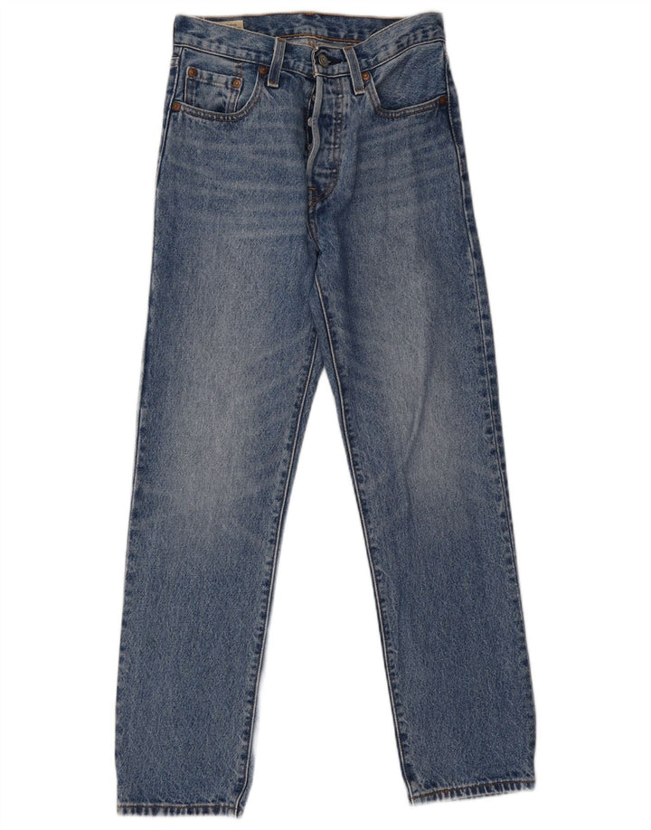 Vaqueros Levi's Mujer 501 Rectos W24 L28 Algodón Azul