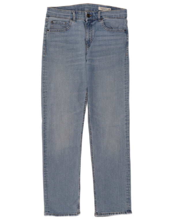 Marks & Spencer Jeans rectos The Sienna para mujer UK 12 Medium W30 L27 Azul