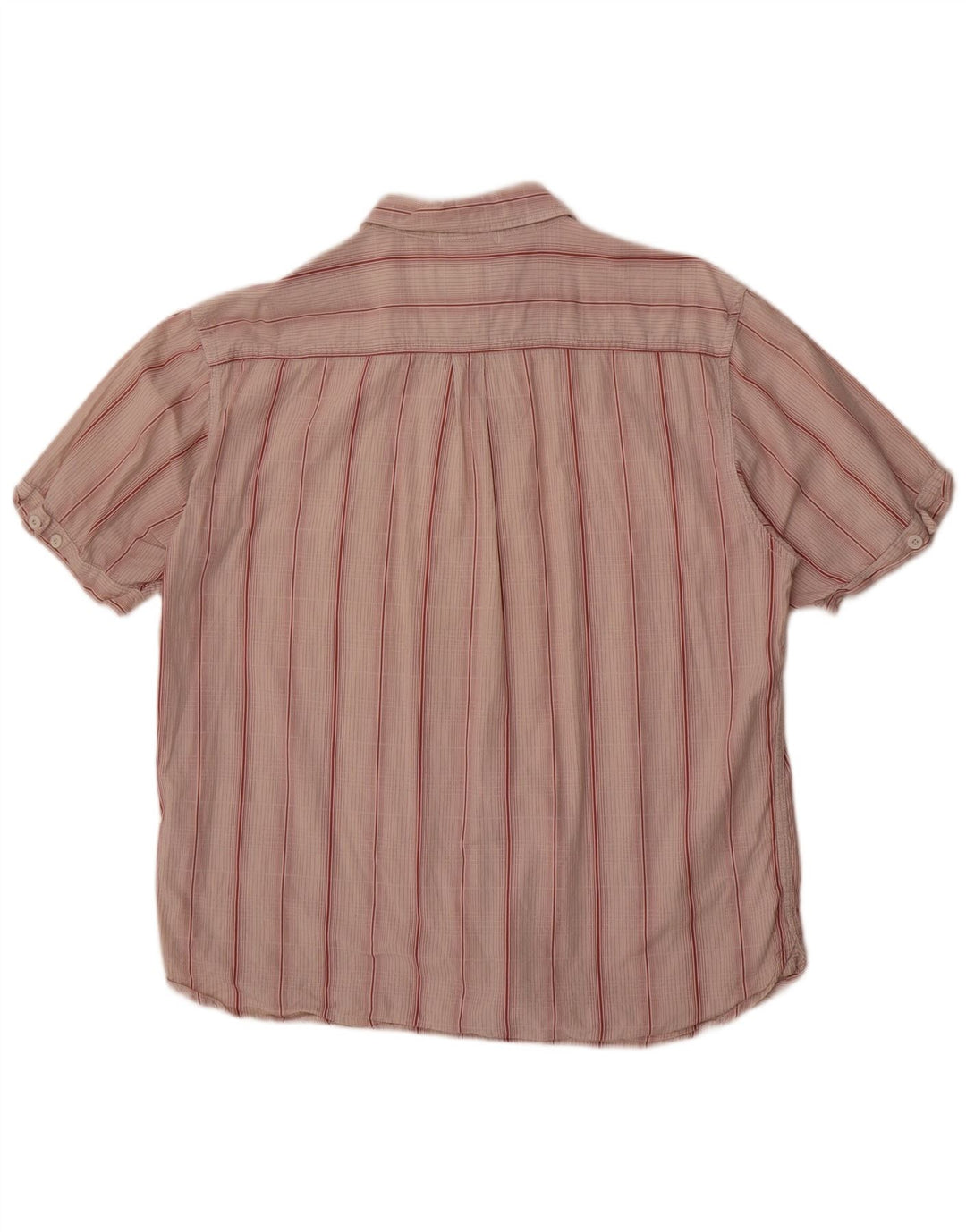 Wrangler Camisa Manga Corta Hombre XL Rosa Rayas