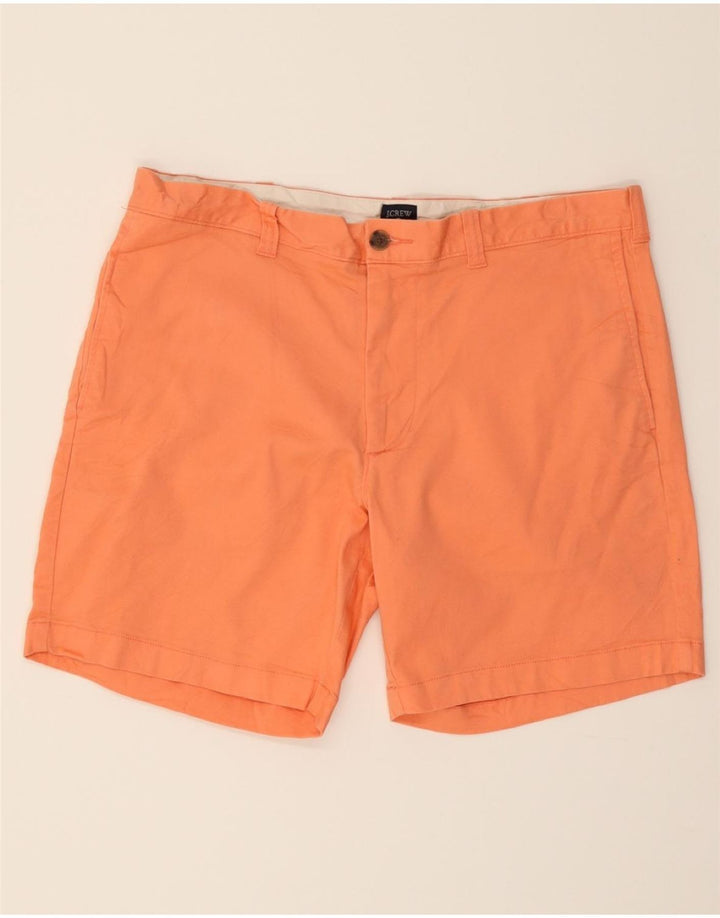 J. CREW Womens Chino Shorts W34 Large Orange Cotton Vintage J. Crew and Second-Hand J. Crew from Messina Hembry 