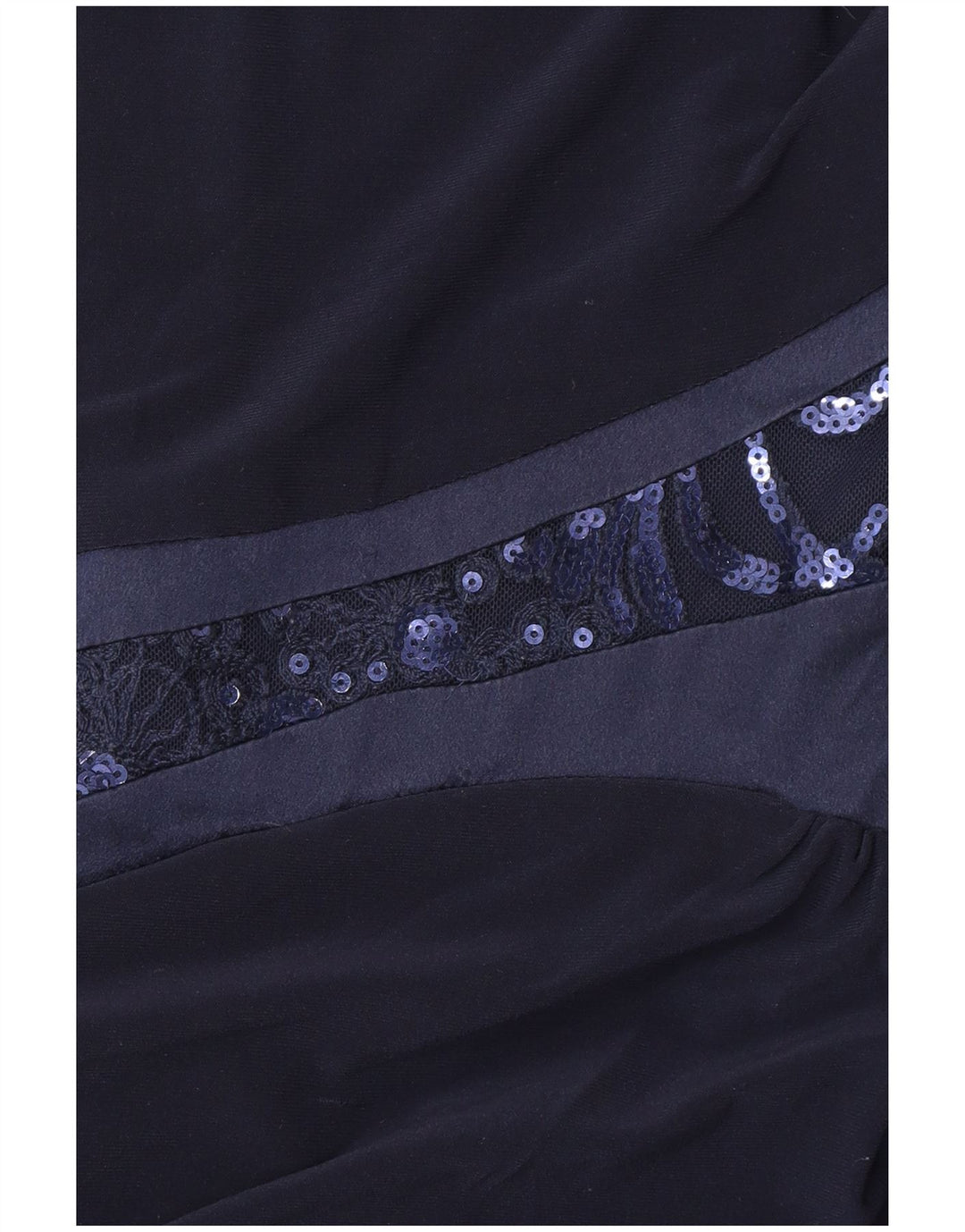 RALPH LAUREN Vestido sin mangas para mujer US 4 Pequeño Poliéster azul marino