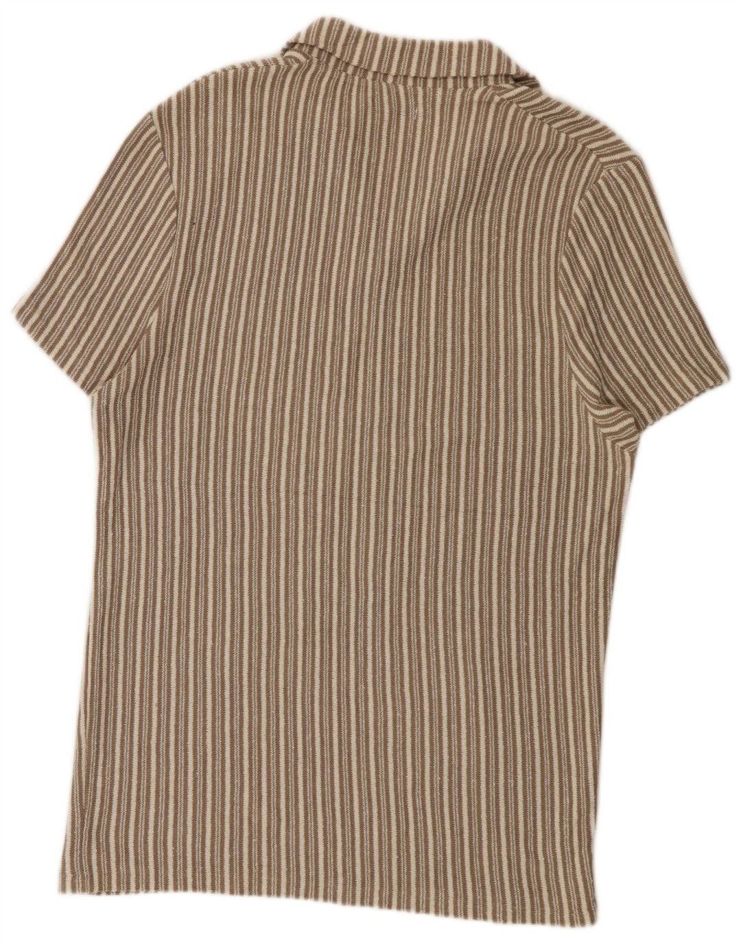 Zara Polo Hombre Rayas Beige Grande
