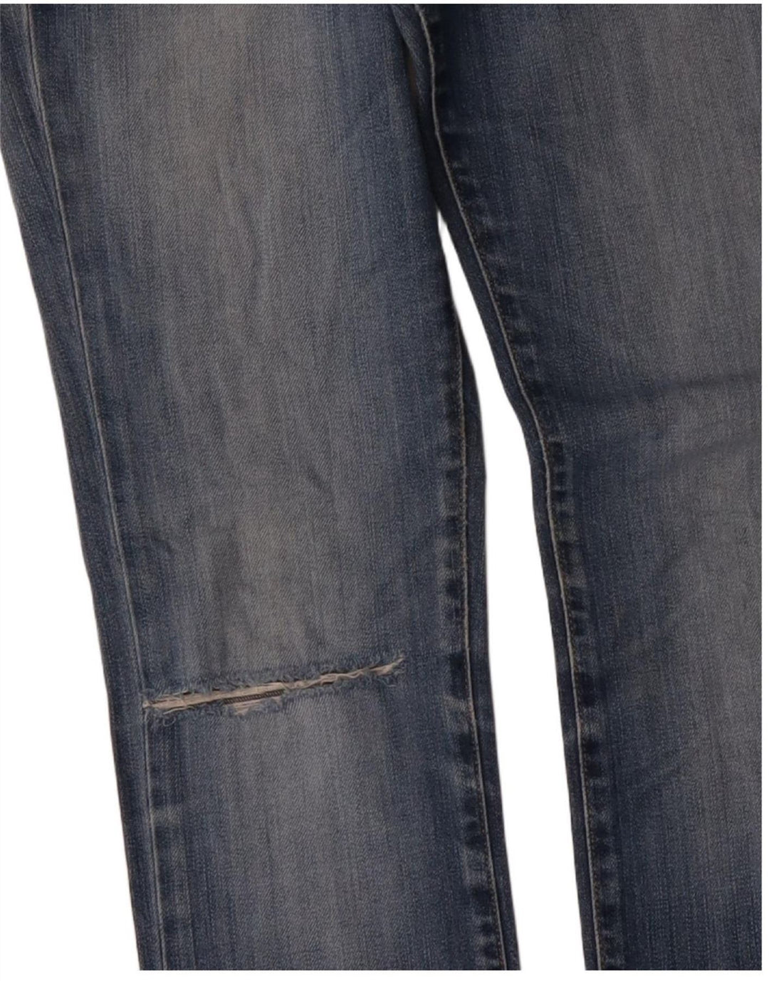 Lee Jeans Ajustados Desgastados para Mujer W27 L33 Azul
