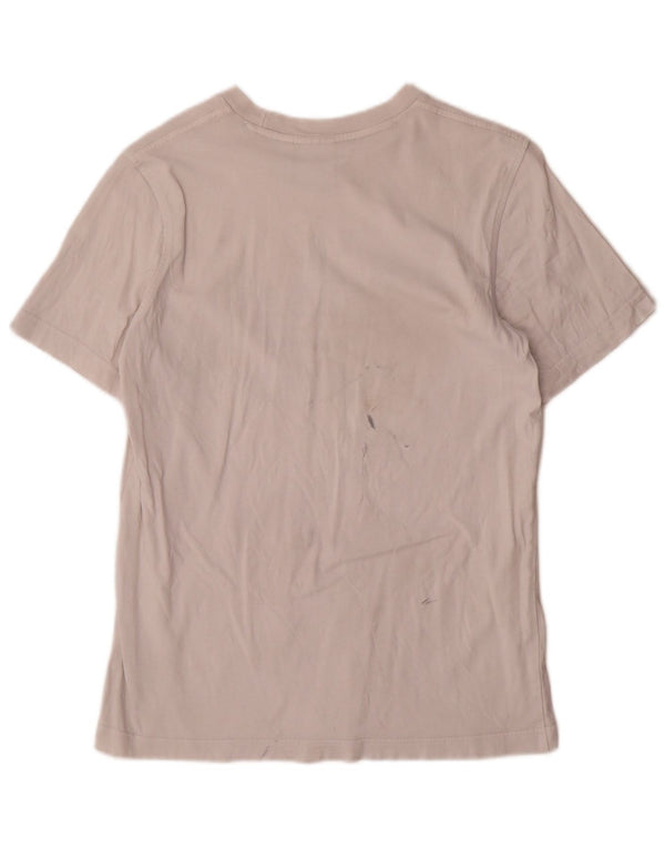 Adidas - Camiseta gráfica para hombre, talla pequeña, color blanco