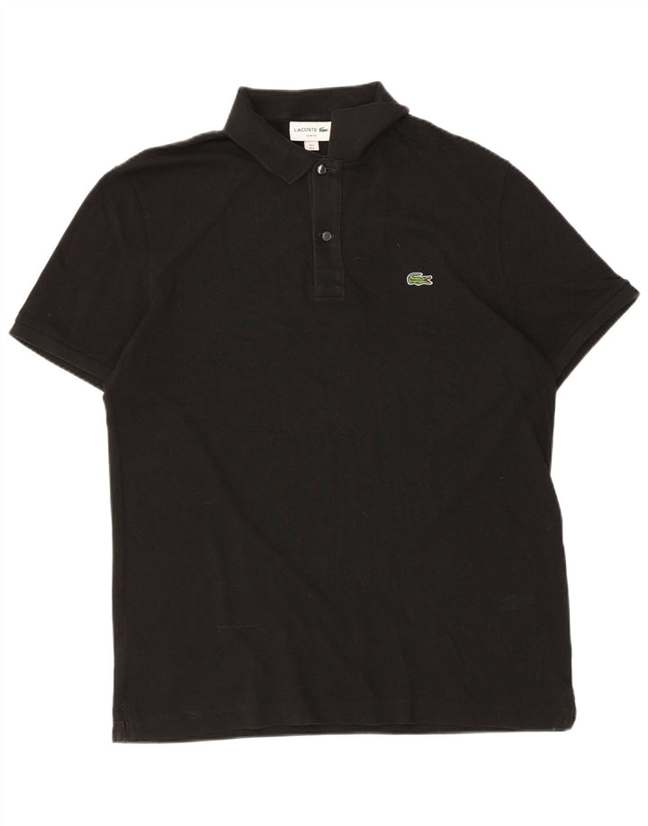 Lacoste Polo Slim Fit para Hombre Talla 5 Grande Algodón Negro