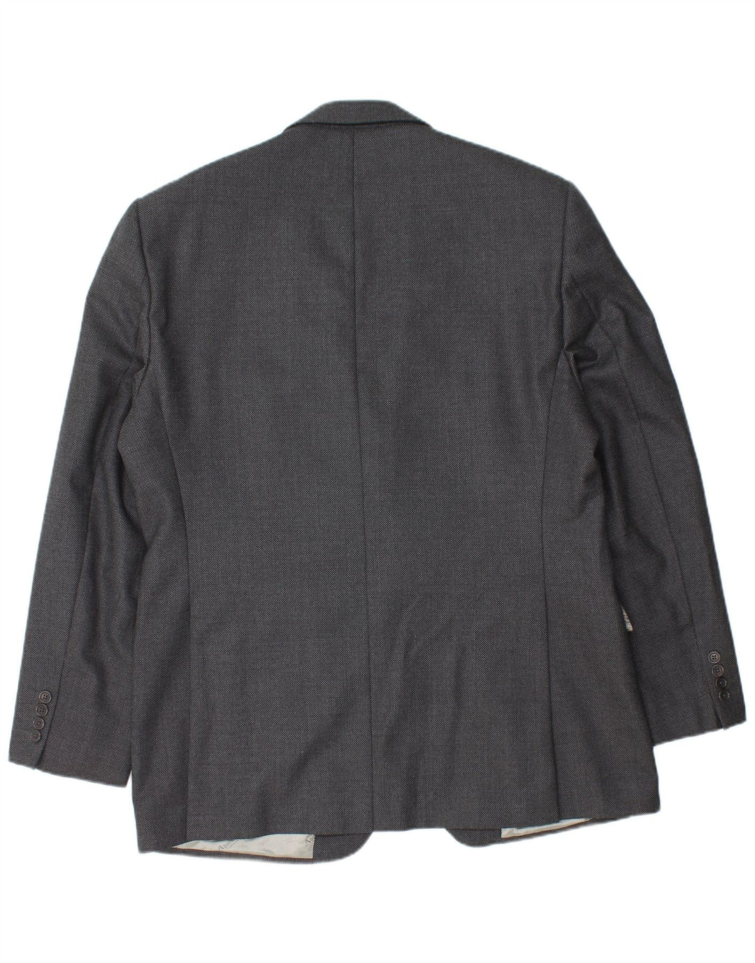 Aquascutum Chaqueta Blazer de 2 Botones para Hombre UK 46 3XL Lana Gris