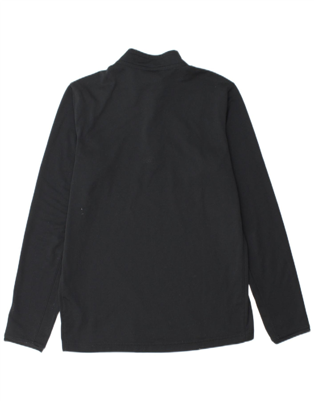 Nike Dri Fit - Chándal con cremallera y cuello para hombre, talla mediana, poliéster negro