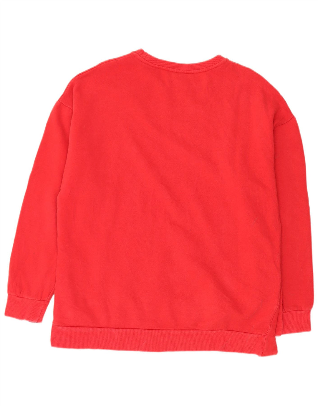 Fila Mens Graphic Sudadera de gran tamaño Jumper UK 12 Medium Rojo Algodón