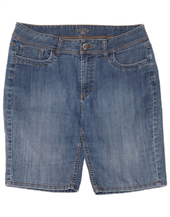 Lee Womens Riders Denim Shorts W34 Grande Azul