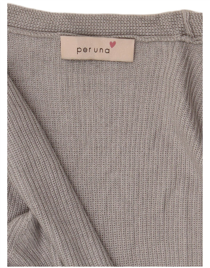 Per Una - Cárdigan abierto para mujer, talla 44, color gris grande
