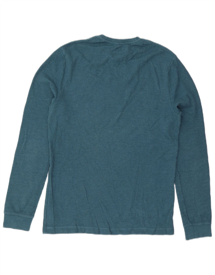 Camiseta Jack Wills Hombre Manga Larga Algodón Azul Pequeño