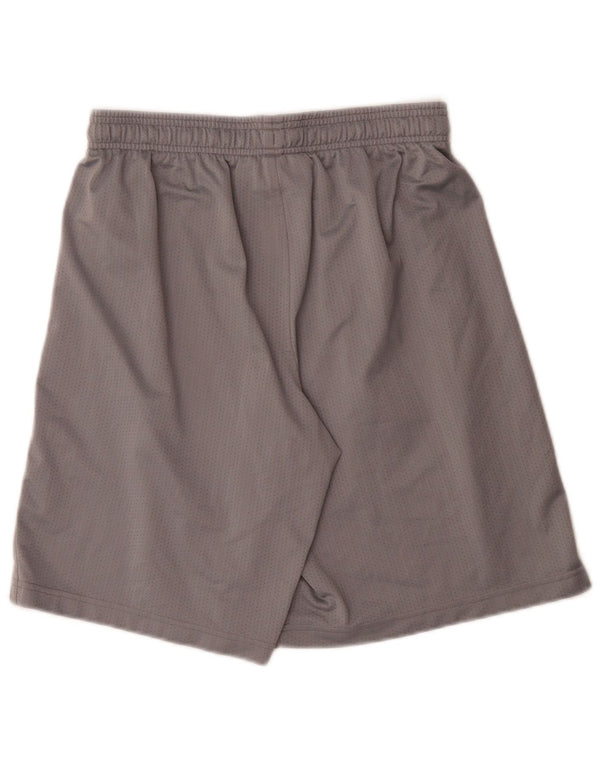 Under Armour Pantalones cortos deportivos holgados para hombre Deportes de poliéster gris medio