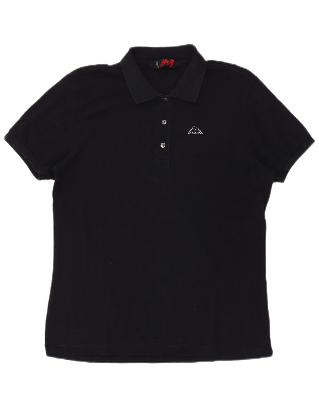 KAPPA Polo para mujer UK 46 Grande Azul marino