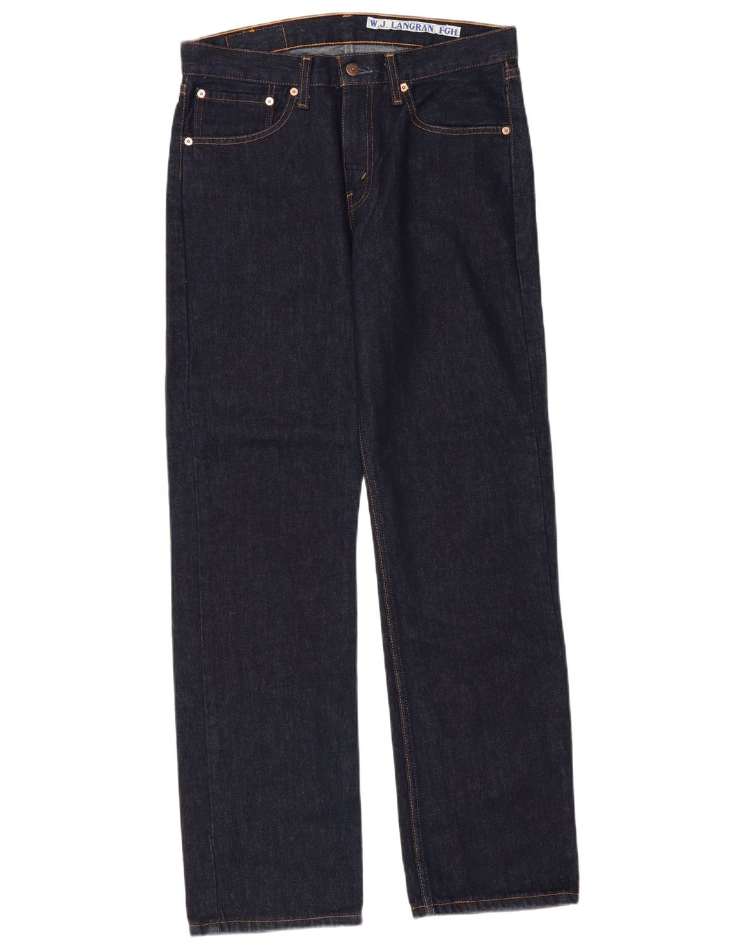 LEVI'S Jeans rectos 751 para hombre W32 L32 Algodón azul marino