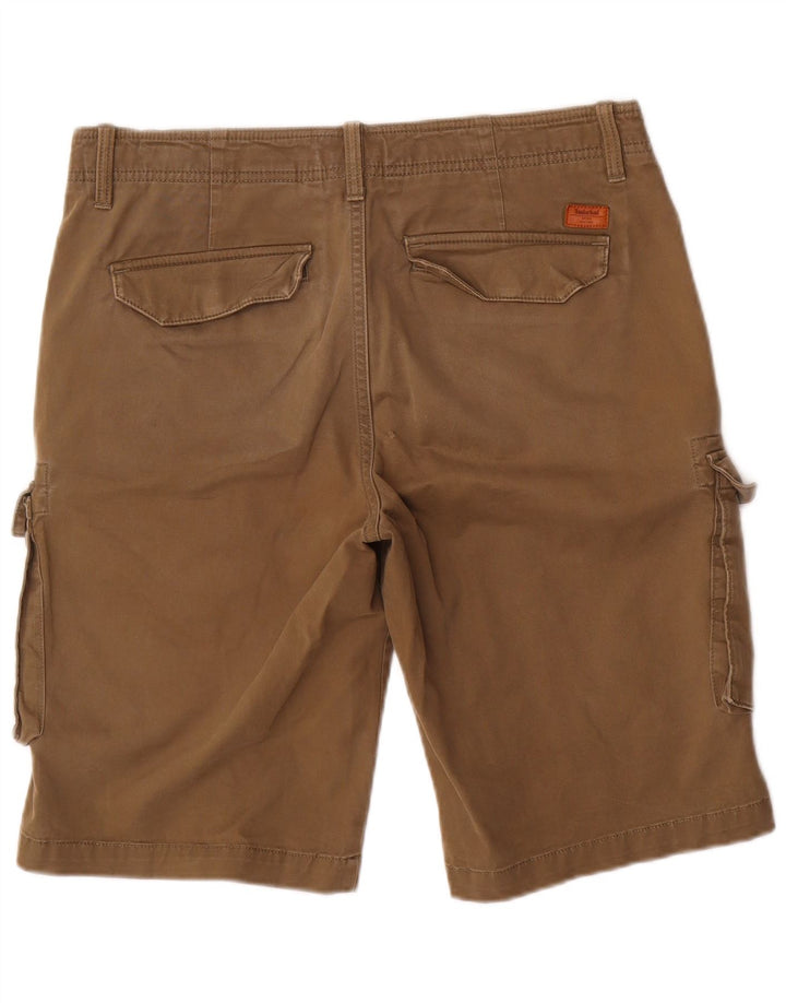 Timberland Shorts Cargo Hombre W30 Algodón Beige Medio