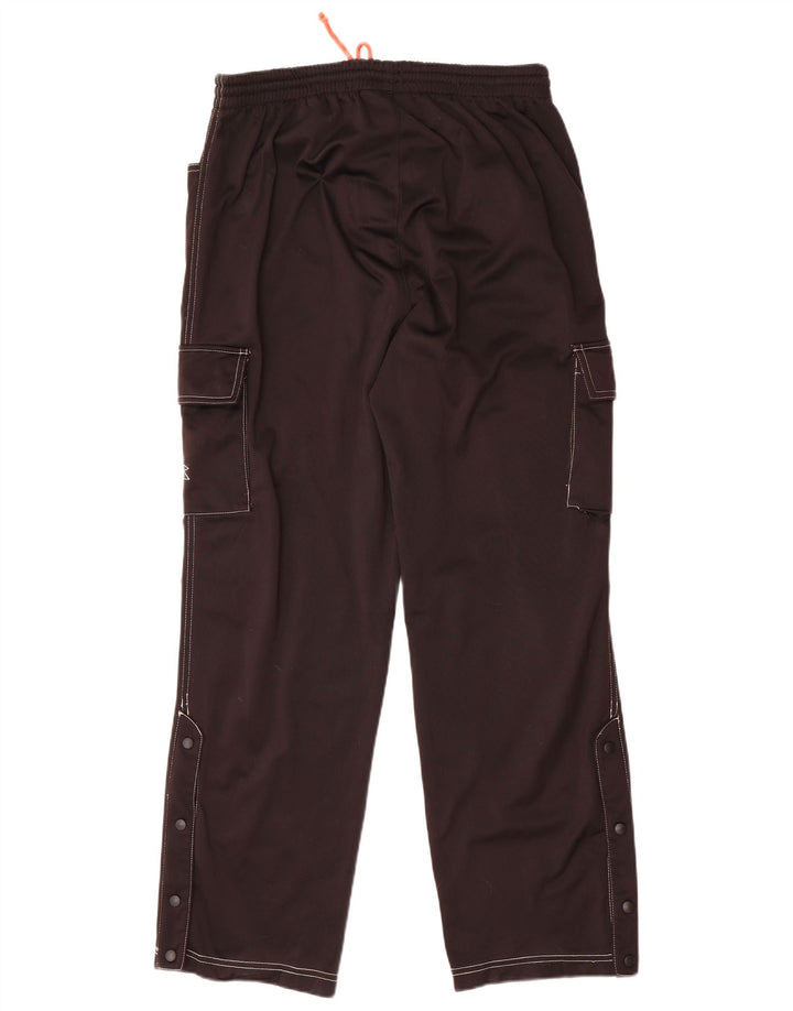 Diadora Pantalón cargo de chándal para hombre ES 40 Mediano Negro Poliéster