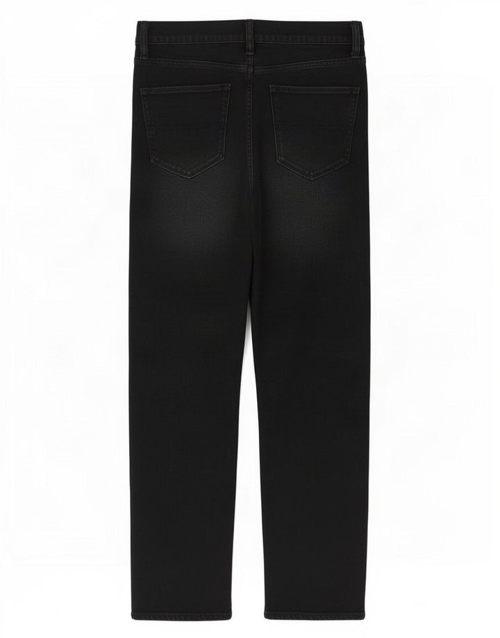 Marks & Spencer Vaqueros rectos para hombre W32 L33 Algodón negro