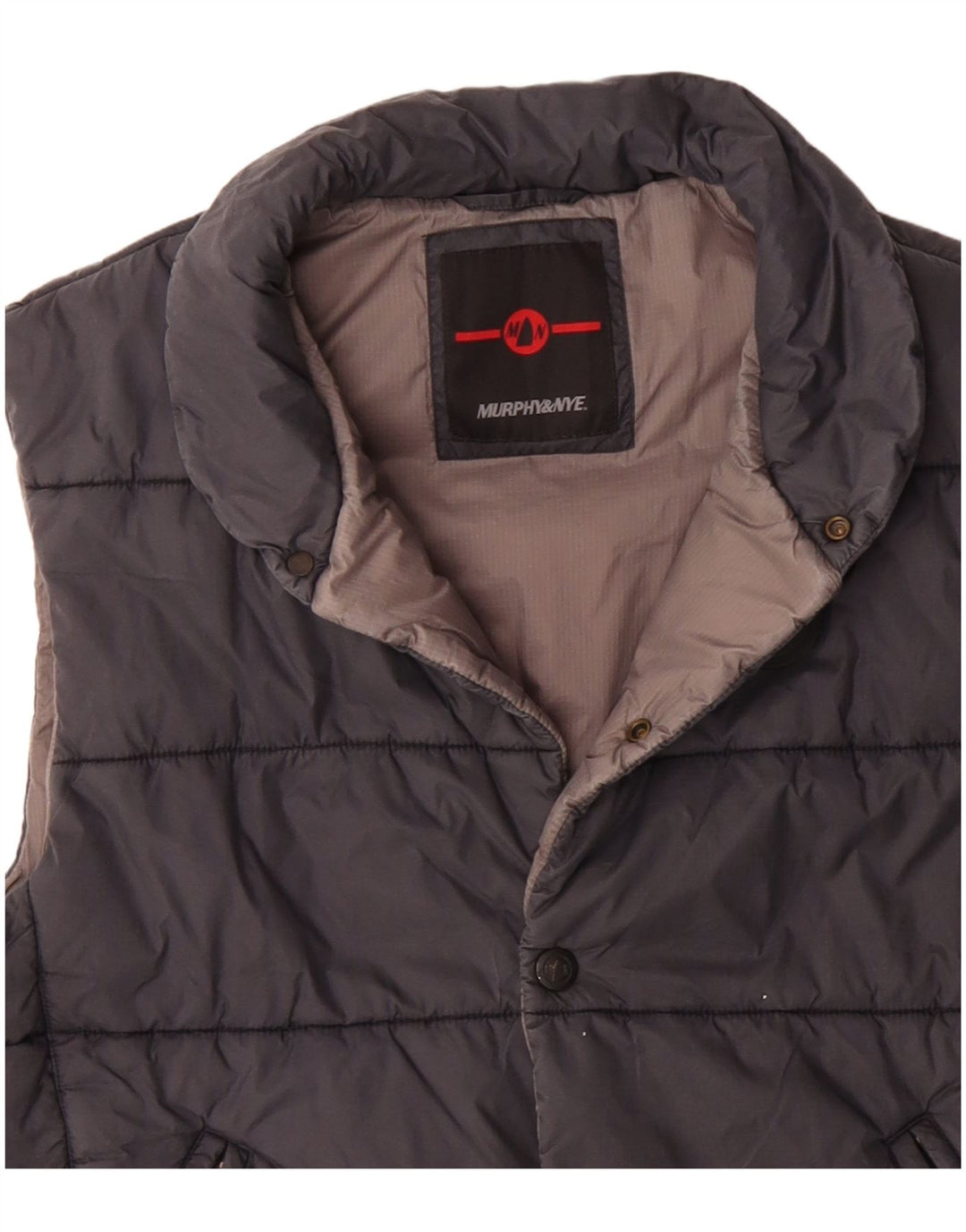 Murphy & Nye Chaleco acolchado para hombre UK 40 Large Poliéster negro