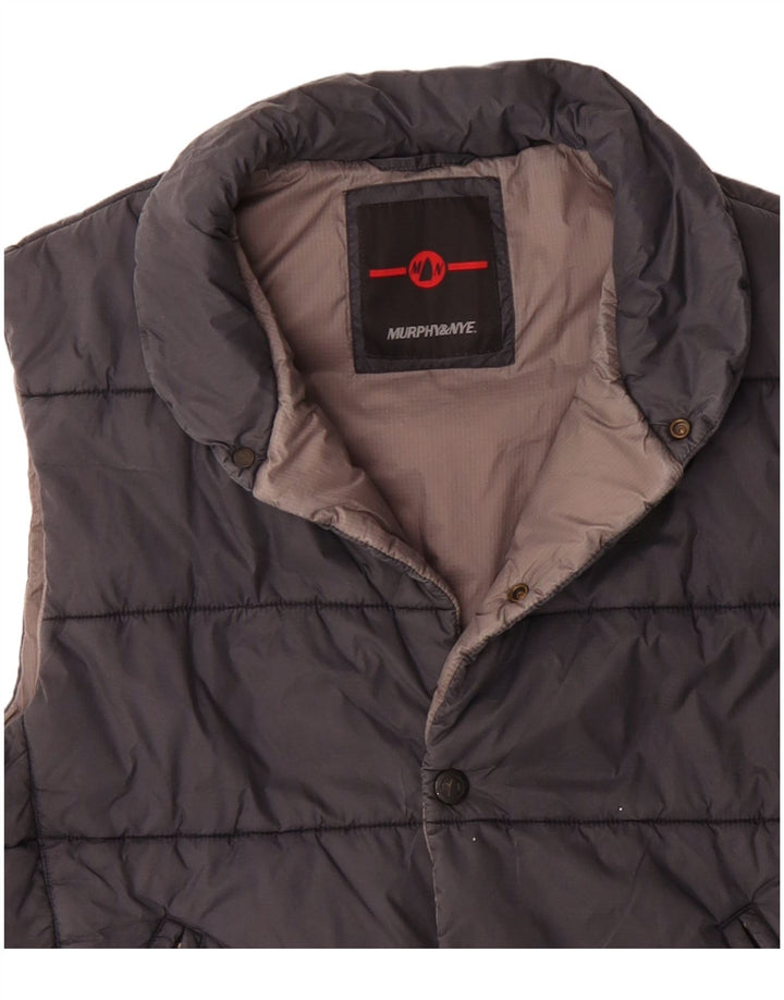 Murphy & Nye Chaleco acolchado para hombre UK 40 Large Poliéster negro