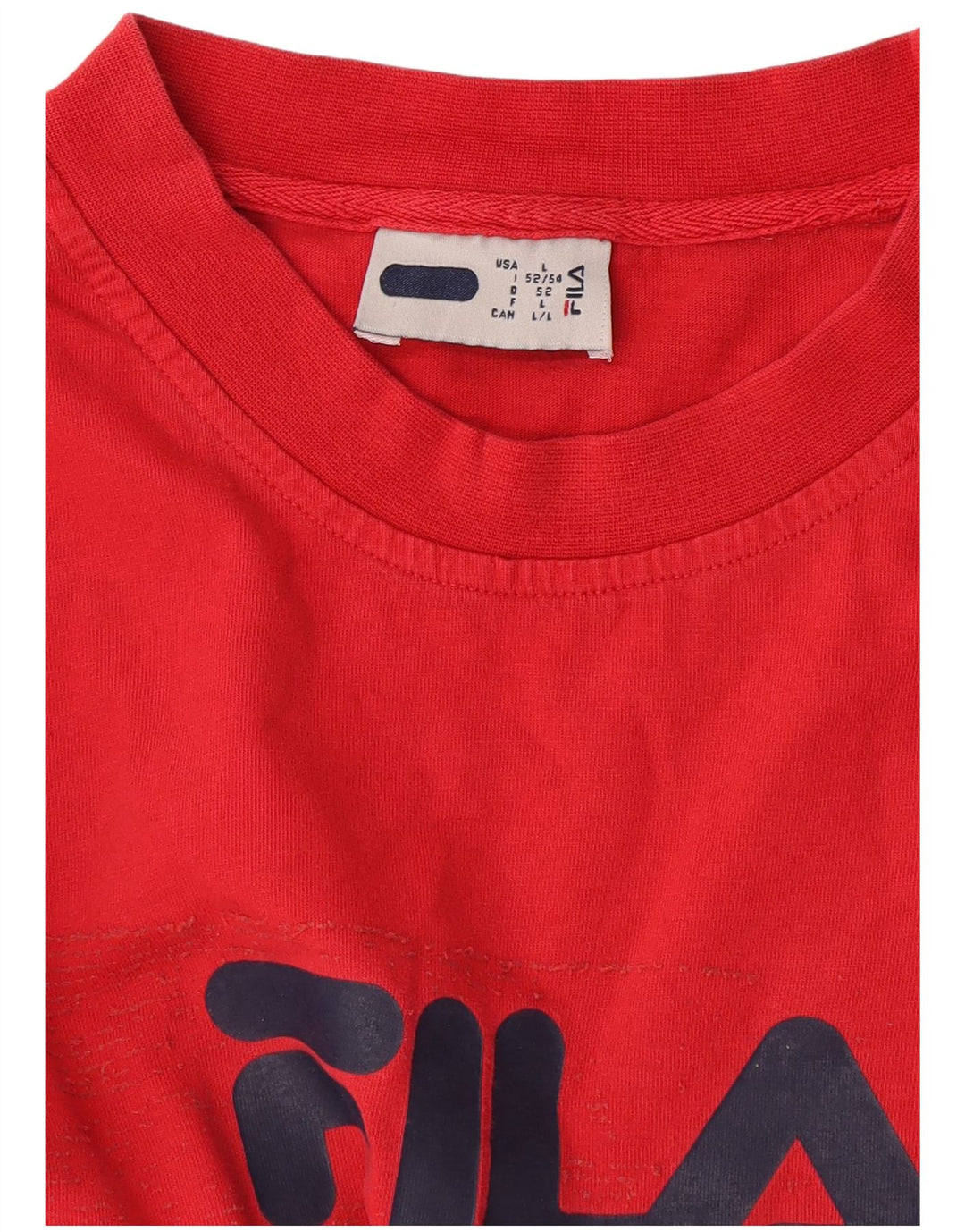 Fila - Camiseta gráfica para hombre, talla grande, color rojo