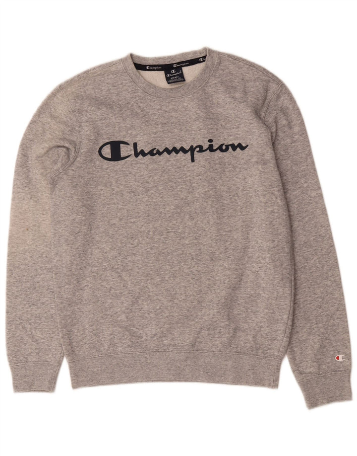 Champion Sudadera Gráfica para Hombre Jersey Pequeño De Algodón Moteado Gris