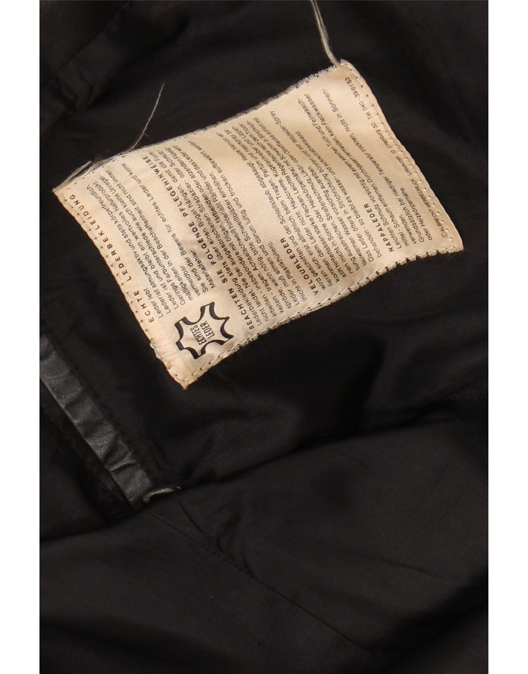 VINTAGE Chaqueta de cuero para mujer Reino Unido 16 Cuero negro grande