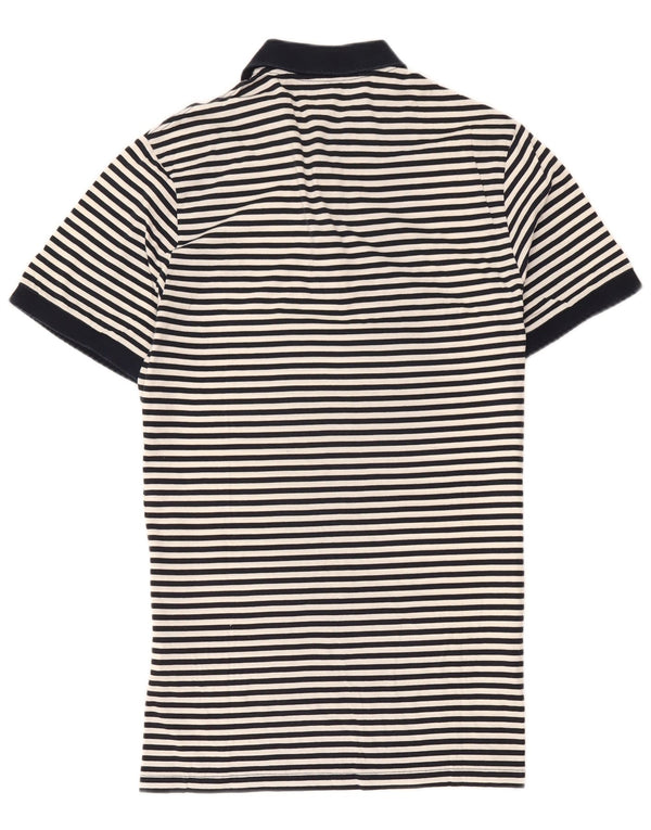 Fred Perry Polo Rugby Hombre XL Algodón A Rayas Azul Marino