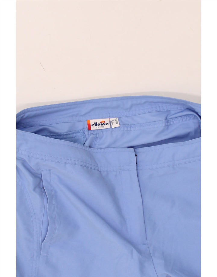 ELLESSE Womens Chino Shorts UK 16 Large W34  Blue Vintage Ellesse and Second-Hand Ellesse from Messina Hembry 