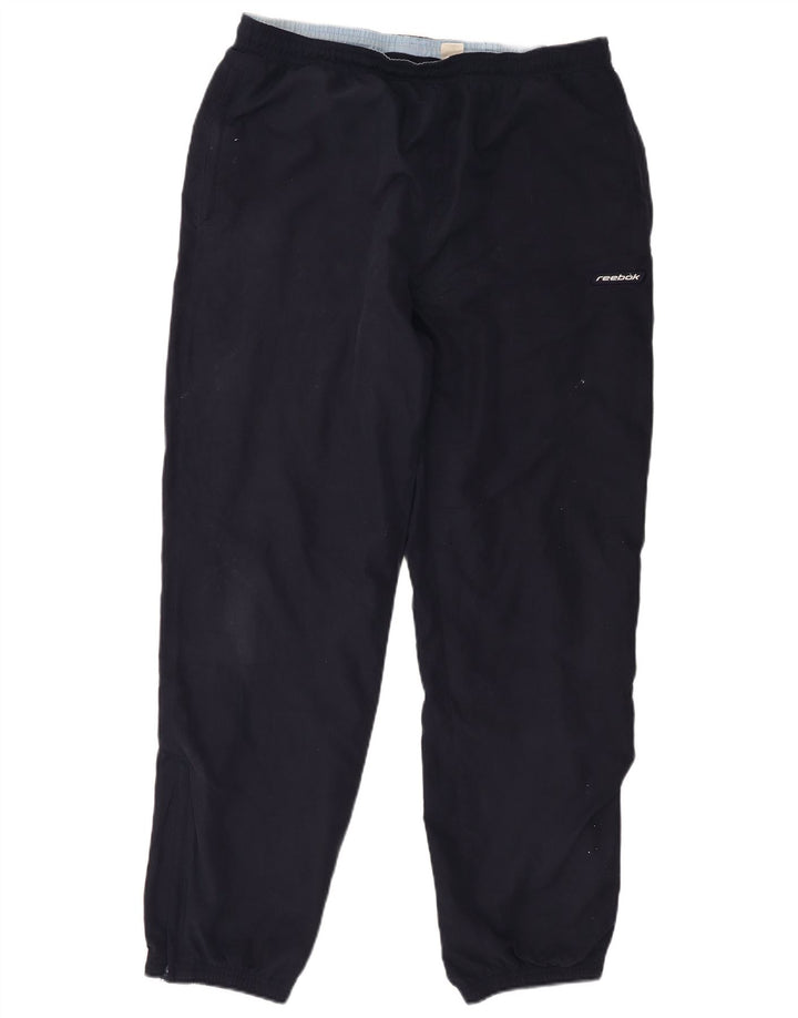 Reebok - Pantalón de chándal para hombre, color azul marino, poliéster