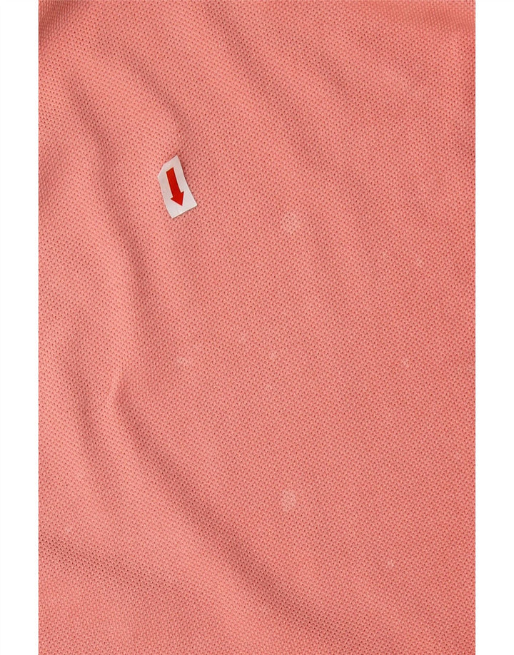 LACOSTE Polo para hombre talla 4 mediano algodón rosa