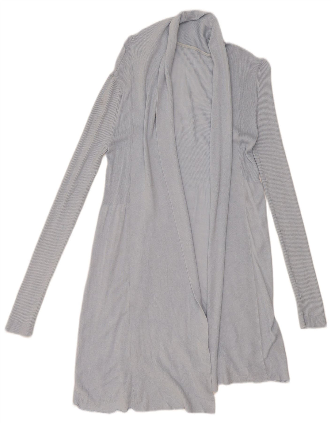 Phase Eight Suéter tipo cárdigan abierto largo para mujer UK 8 Small Viscosa azul