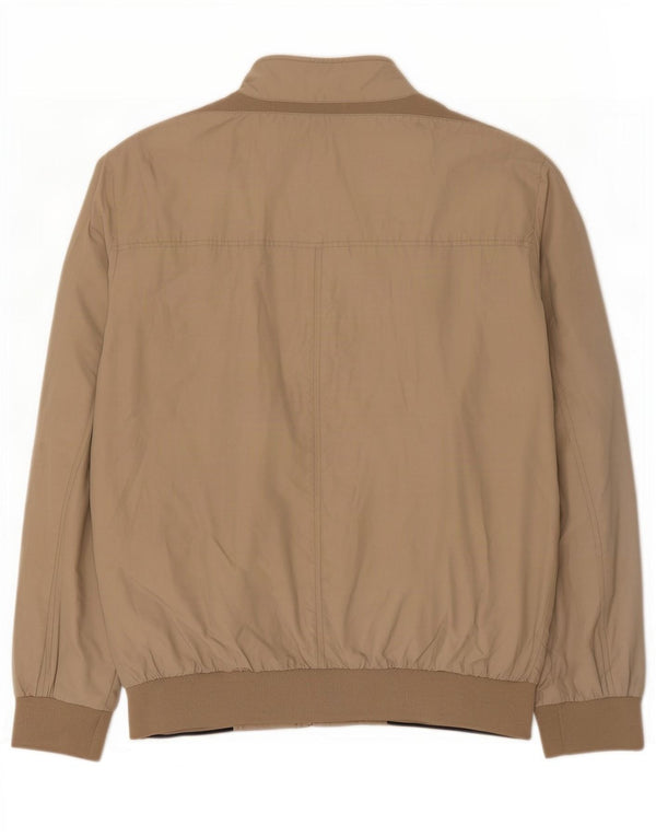 Geox Hombre Logan Bomber Jacket UK 44 2XL Beige Poliamida