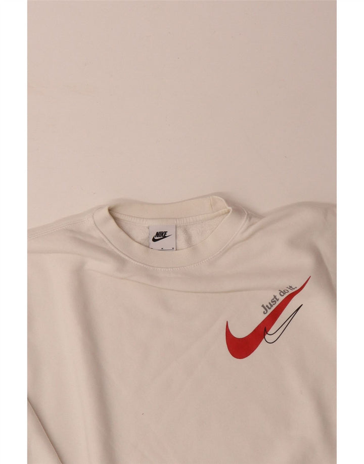 NIKE Sudadera Jumper Medium Off White Algodón Hombre