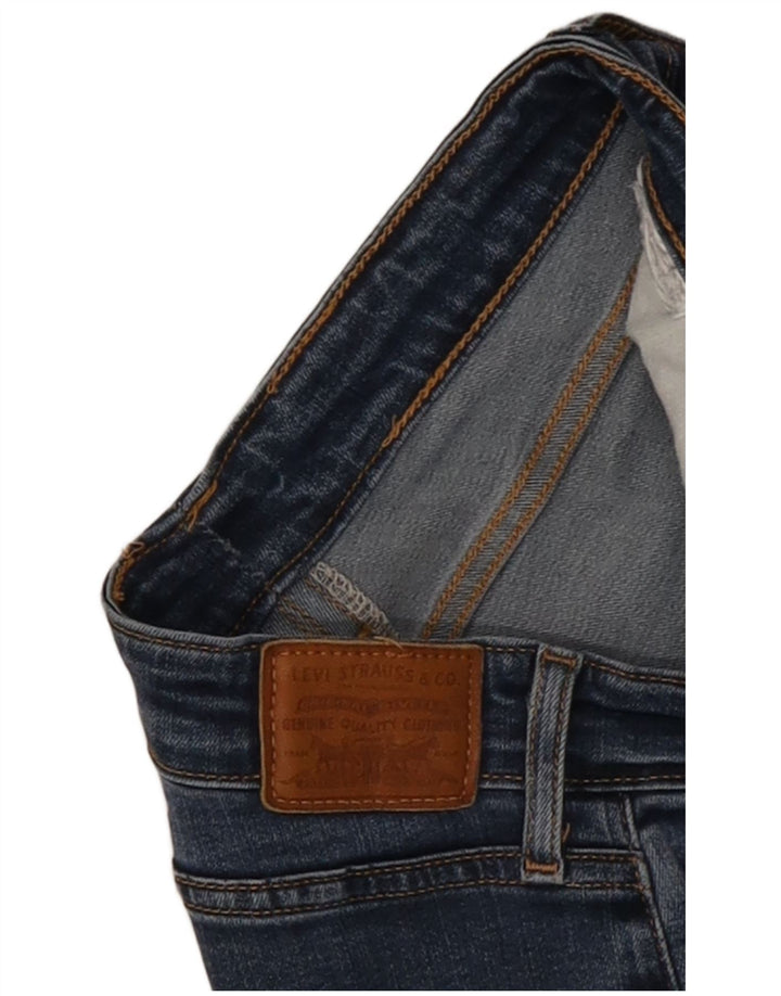 Levi's Vaqueros Cortos De Cintura Alta Para Mujer W28 L25 Azul