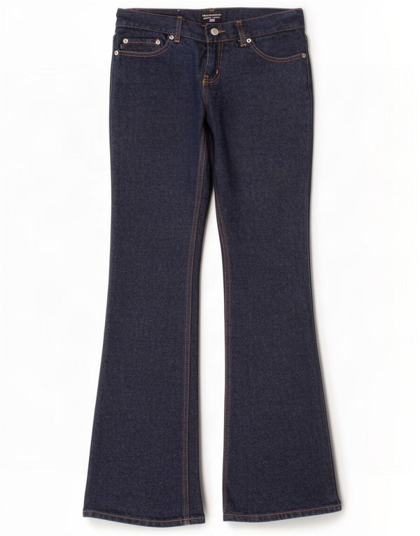 Ralph Lauren Jeans acampanados para mujer US 6 Medium W30 L31 Azul marino Algodón