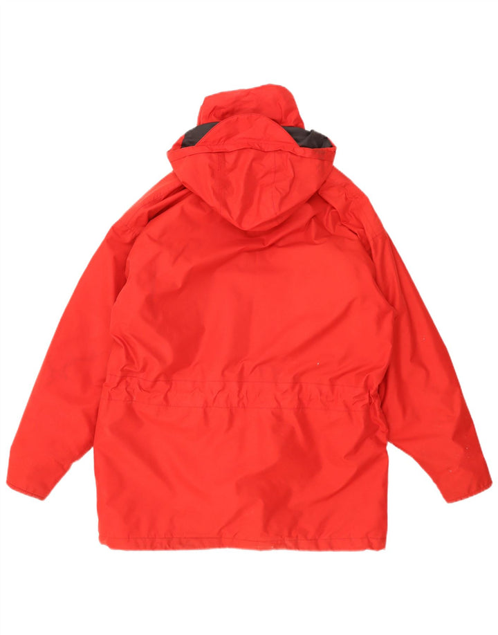 Musto Chaqueta cortavientos con capucha para hombre UK 36 Small Red Poliéster