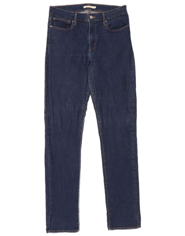 Levi's Vaqueros Slim Adelgazantes Mujer W32 L34 Algodón Azul Marino