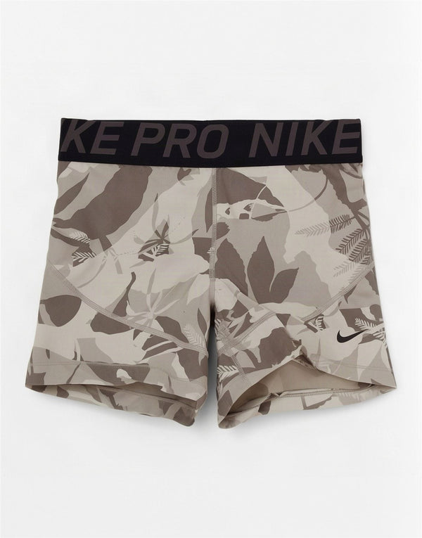 Nike Dri Fit Graphic - Pantalones cortos deportivos para mujer, talla 40, talla grande, color gris floral