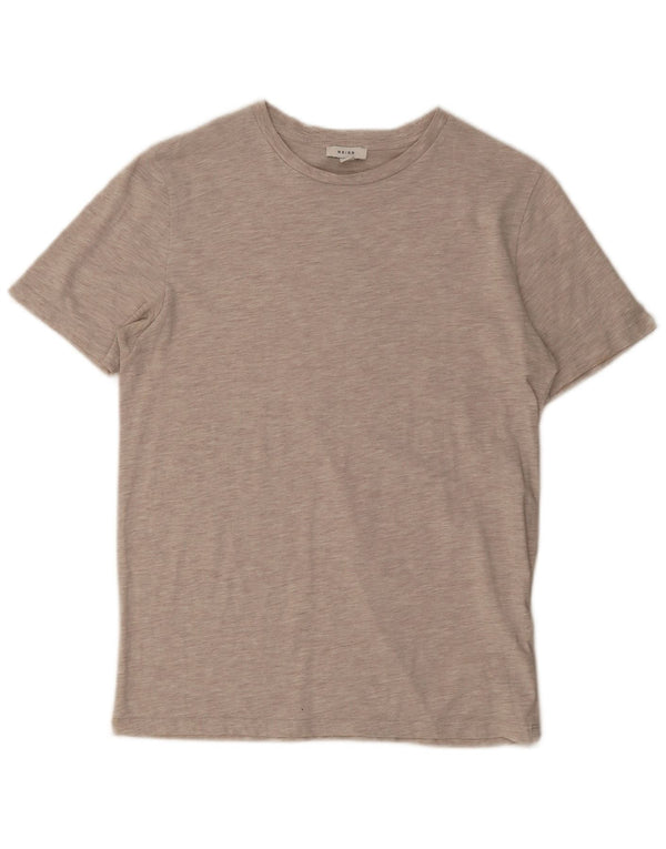 Camiseta Reiss para mujer Top UK 44 Algodón moteado beige medio