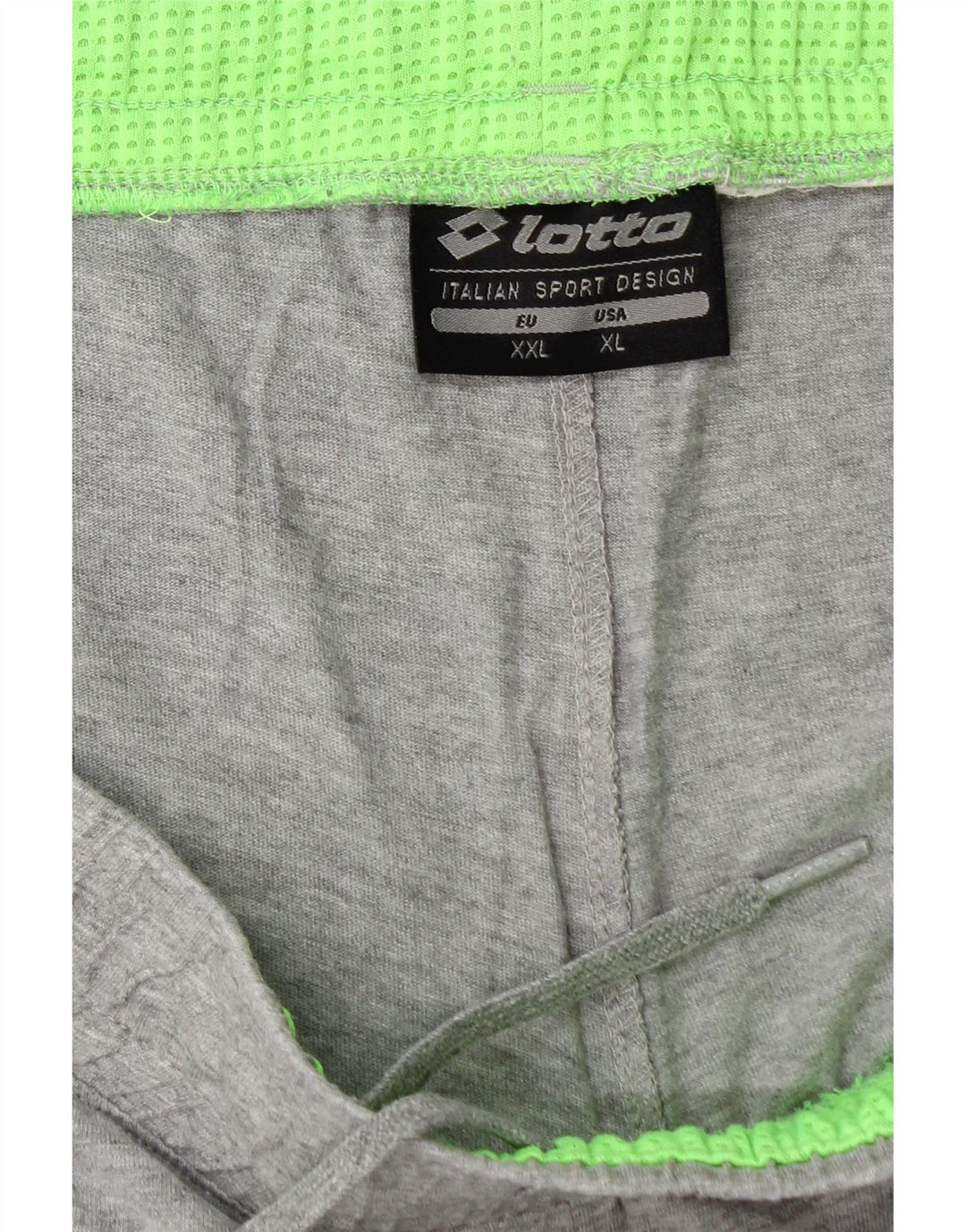 Lotto Pantalones cortos deportivos gráficos para hombre 2XL Gris